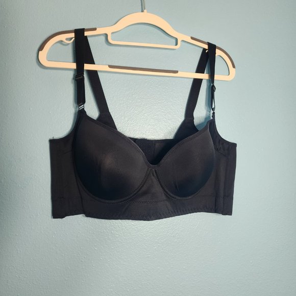 2-pack 44D Bras Nude/Black EUC - Picture 3 of 4